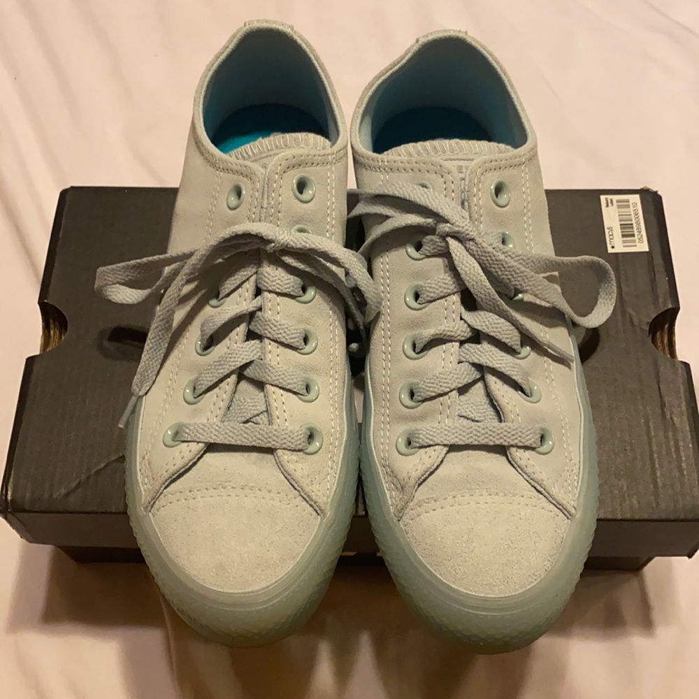 Converse CHUCK TAYLOR ALL Star POLAR BLUE / Green Women size 37 / 7